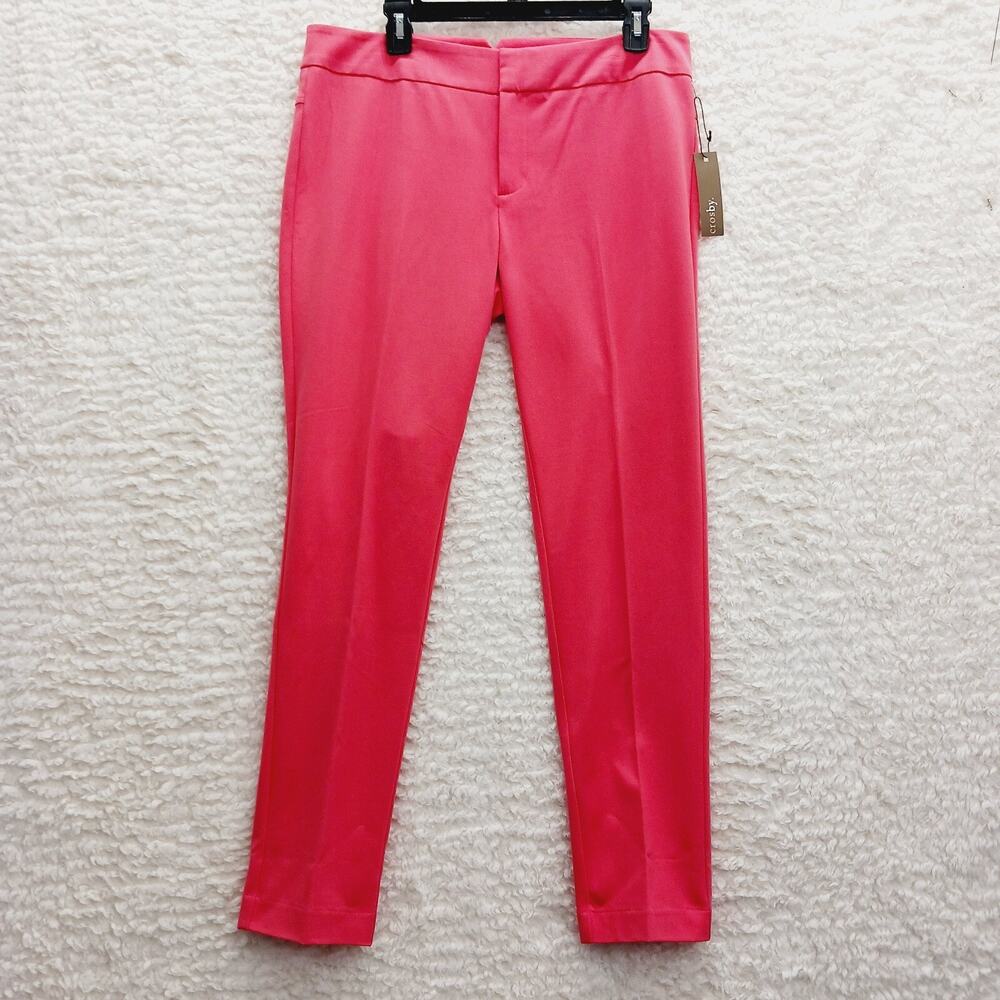 Pants Women Dress Coral Coquette Aesthetic Office Career wear Travel NWT Size 12